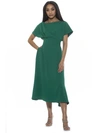 Alexia Admor Lottie Dolman Sleeve Dress In Green