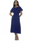 Alexia Admor Lottie Dolman Sleeve Dress In Blue