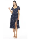 Alexia Admor Gracie Midi Dress In Blue