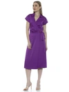 Alexia Admor Pairs Surplice Wrap Midi Dress In Pink