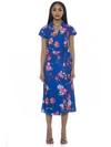 Alexia Admor Paris Surplice Wrap Midi Dress In Blue