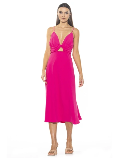 Alexia Admor Camila Midi Dress In Pink