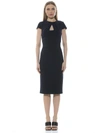 Alexia Admor Janine Midi Dress In Blue