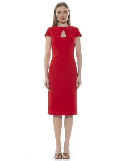 ALEXIA ADMOR JANINE MIDI DRESS