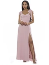 Alexia Admor Arya Sweetheart Tie Strap Maxi Dress In Pink