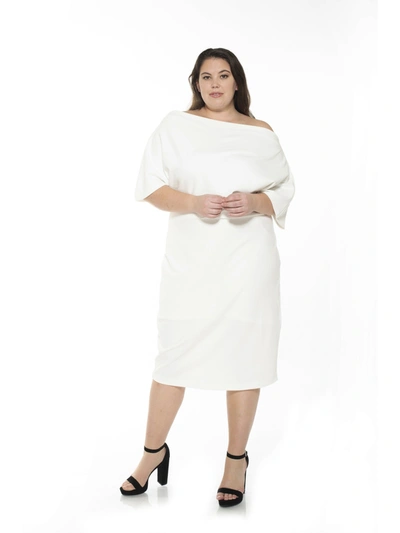 Alexia Admor Olivia Dress - Plus Size In White