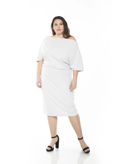 Alexia Admor Olivia Dress - Plus Size In Grey