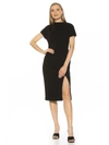 Alexia Admor Illy Dolman Sleeve Dress In Black