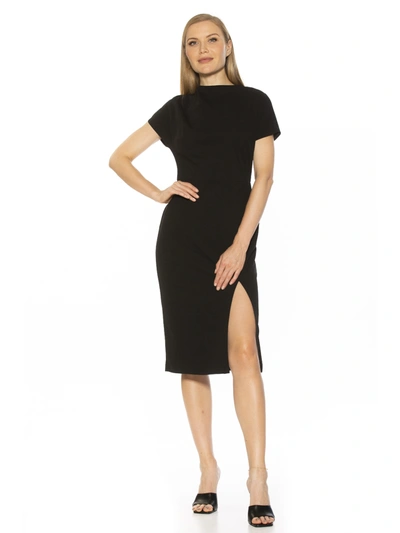 Alexia Admor Illy Dolman Sleeve Dress In Black