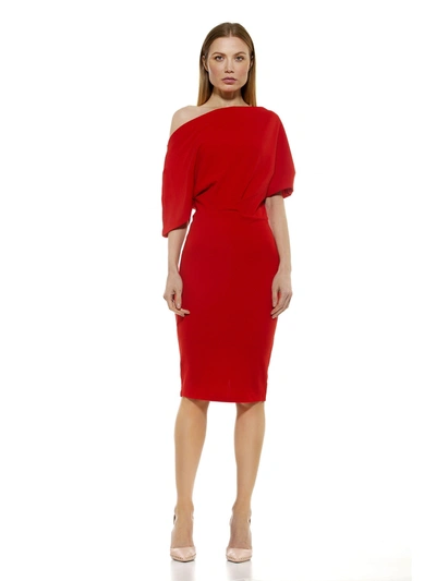 Alexia Admor Olivia Dress In Red
