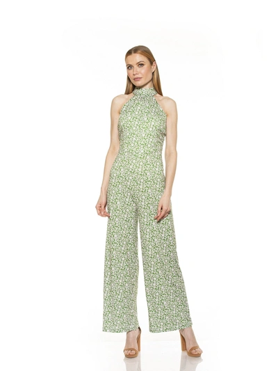 Alexia Admor Meghan Jumpsuit In Green