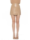 Alexia Admor Tina Leather Skirt In Brown