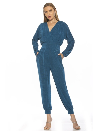 Alexia Admor Joey Jumpsuit In Blue