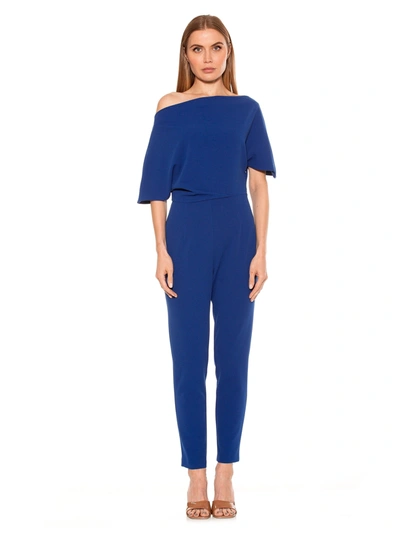 Alexia Admor Athena Jumpsuit In Blue