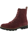 Vionic Lani Womens Suede Lace Up Ankle Boots In Multi