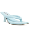 Steve Madden Womens Synthetic Kitten Heel Kitten Heels In Blue
