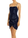 RAMY BROOK RICHIE WOMENS SEQUINED MINI COCKTAIL AND PARTY DRESS