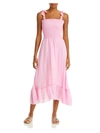 Peixoto Eddie Sleeveless Smocked Midi-dress In Multi