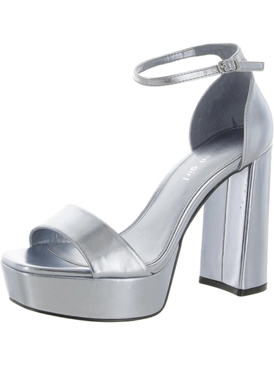 Madden Girl Omega Platform Ankle Strap Pump In Multi