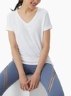Lole Everyday V-neck Short Sleeve In White