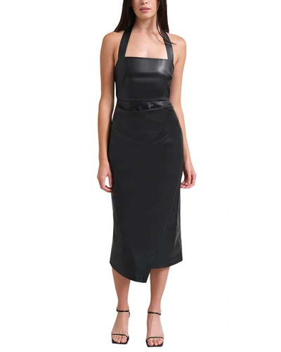 Modern Citizen Lenu Halter Dress In Black