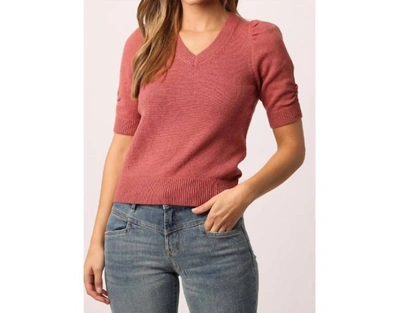 Another Love Alexandra Sweater In Rosewood In Pink