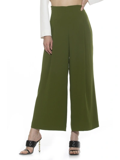 Alexia Admor Winnie Wide Leg Pants In Sage