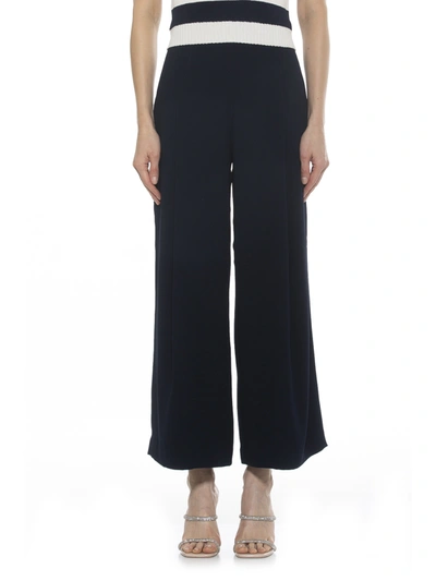 Alexia Admor Winnie Wide Leg Pants In Navy