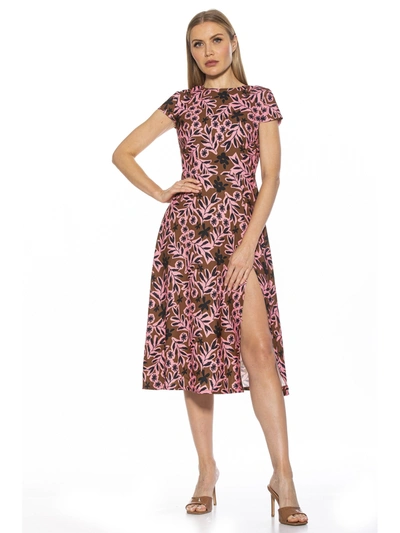 Alexia Admor Lily Midi Dress In Multi