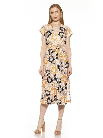 Alexia Admor Iris Wrap Dress In Multi