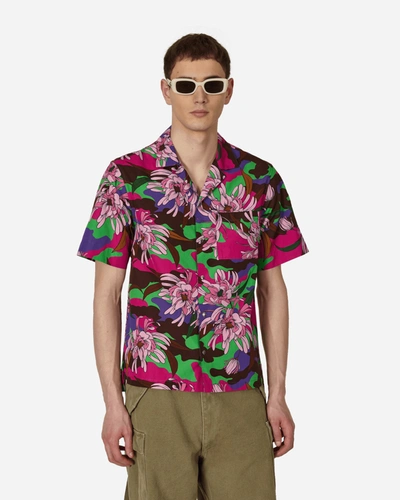 Moncler Printed Cotton Shirt In Multicolor