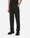 OFF-WHITE EMBROIDERED WOOL SLIM ZIP TROUSERS