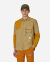 And Wander Cordura Rip Mix Shirt In Beige