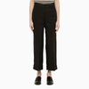 's Max Mara Midnight Wool Nichols Palazzo Pant In Black