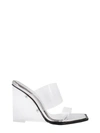 Alexander Mcqueen Double Strap Shard Wedge Sandal In Neutrals