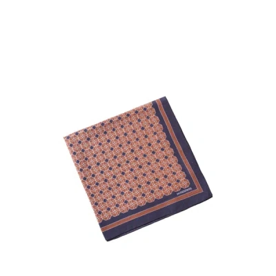 64 Bld Haussmann Paris Foulard Imprimé En Coton In Brown