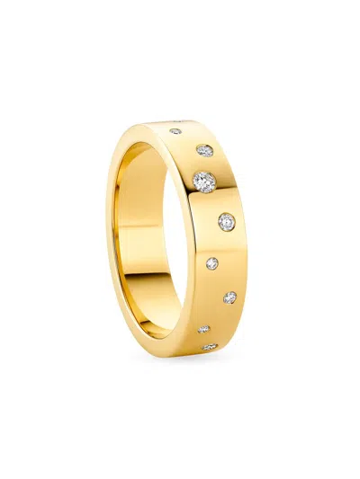 64 Facets Women's Stardust 18k Yellow Gold & 0.20 Tcw Diamond Ring