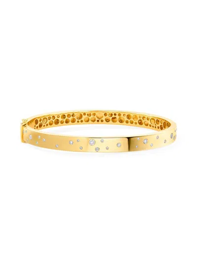 64 Facets Women's Stardust 18k Yellow Gold & 0.79 Tcw Diamond Bangle