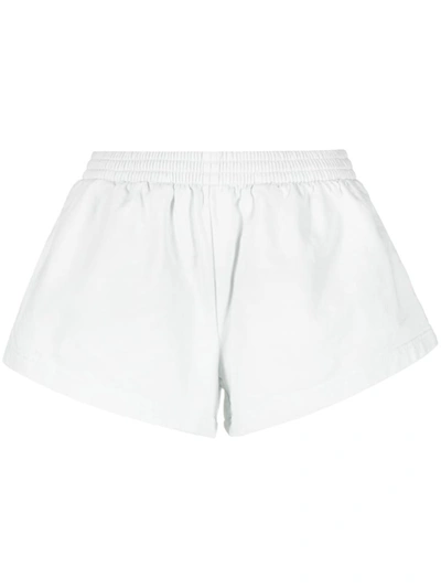 Balenciaga Cotton Jersey Shorts In White
