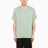 BALMAIN BALMAIN SAGE T-SHIRT WITH LOGO