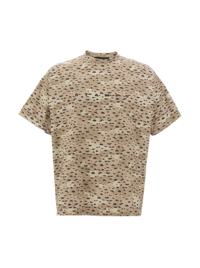 Stampd Camo Leopard T-shirt In Beige