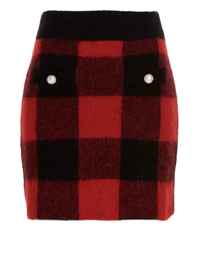 Mc2 Saint Barth Chatel Skirt In Red