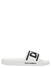Dolce & Gabbana Contrasting Dg Logo Rubber Slides