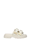 Bottega Veneta Slippers And Clogs Fabric Beige Rope