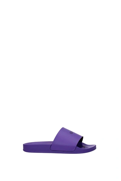 Off-white Slippers And Clogs Rubber Violet