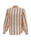 Bally Men's Multi-stripe Silk Sport Shirt