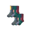 Bombas Merino Wool Hiking Performance Calf Sock 6-pack In Colorblock Mix