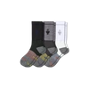 Bombas All-purpose Performance Work Calf Sock 3-pack In White Black Mix