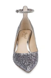 Jewel Badgley Mischka Jamila Pointed Toe Pump In Smoke
