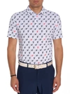 Robert Graham Stinger Performance Polo In White